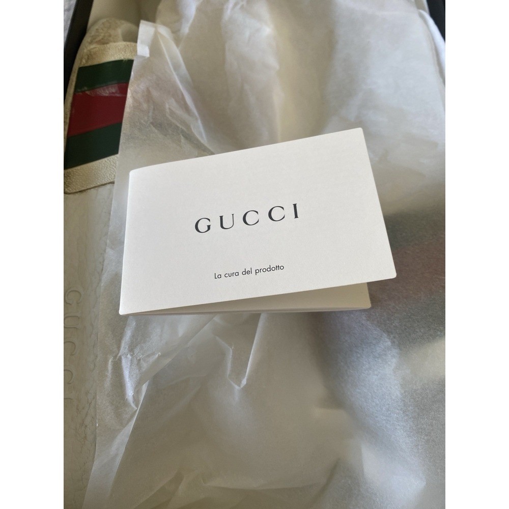 Gucci Men's Rubber Slide Sandal - White Rubber, US 11 Original Box - Picture 3 of 12